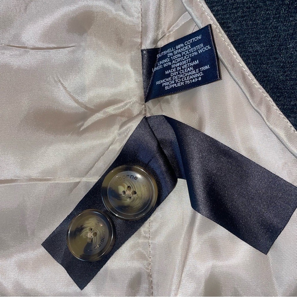 Vintage Classic Beige khaki Trench Coat Liz Claiborne Removable liner large - Picture 9 of 12
